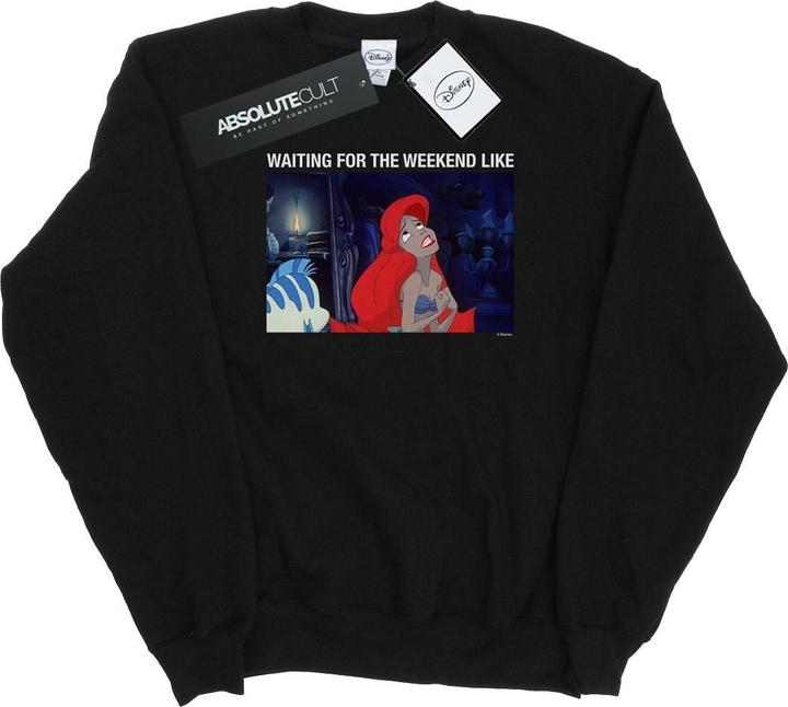 Actual product image Disney Boys The Little Mermaid Waiting For The Weekend Sweatshirt (116)