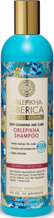 Produktbild Natura Siberica Siberica Professional - Oblepikha Shampoo Buckthorn Shampoo For Normal And Oily Hair 400Ml (400 ml, Flüssiges Shampoo)
