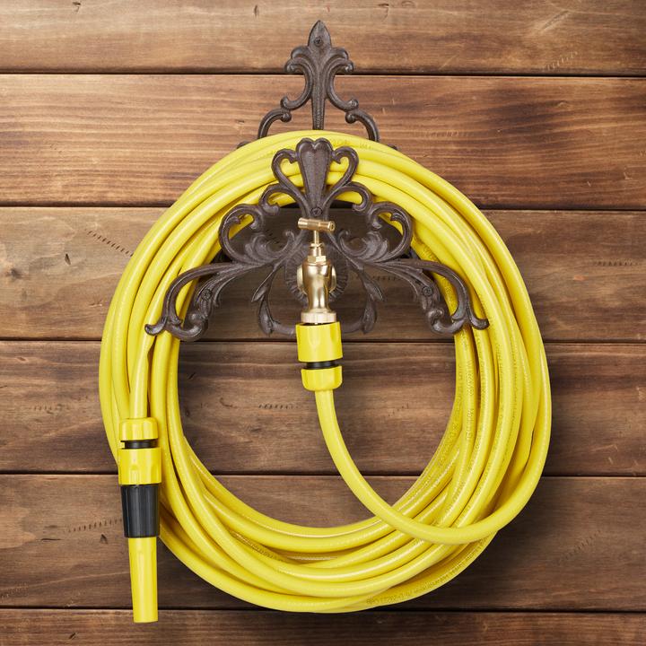 Actual product image Relaxdays Antique Hose Reel with Faucet