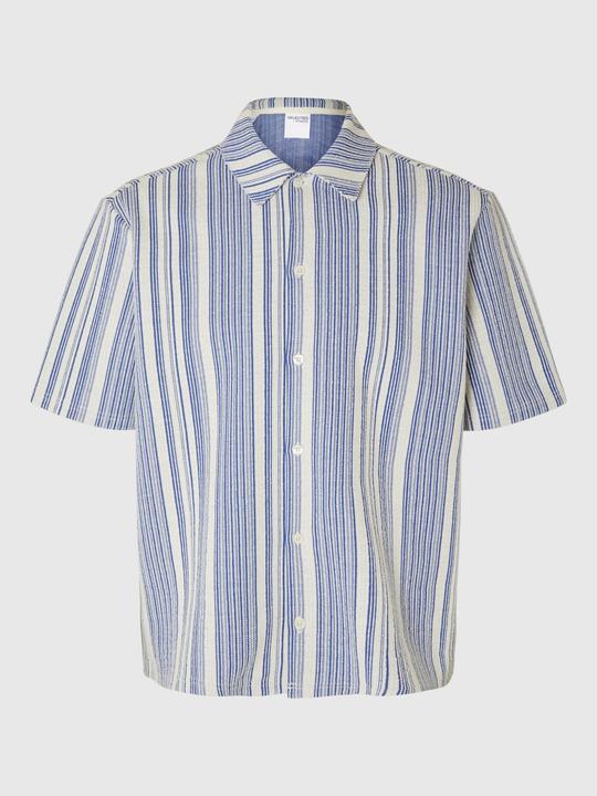 Produktbild Selected Homme Gestreiftes Kurzarmhemd (L)