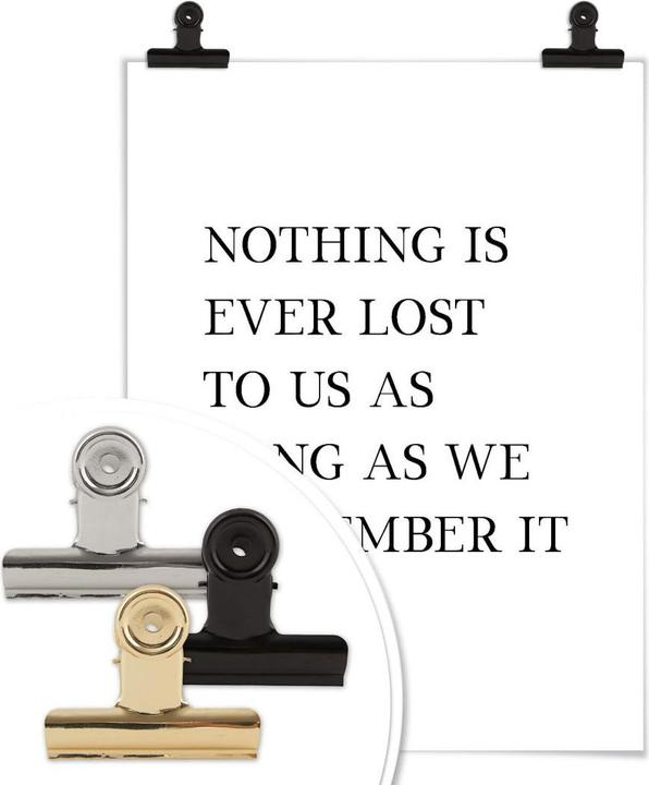 Produktbild Trenddeko Nothing is ever lost... (24 x 30 cm)