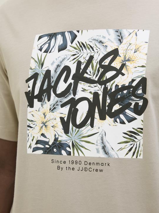 Actual product image Jack & Jones Jjhawaii Shape Tee Ss Crew Neck Ln (XXL)