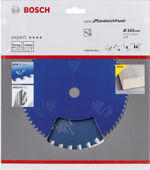 Image du produit Bosch Professional Zubehör Lame de scie circulaire EX SH H 165x20-