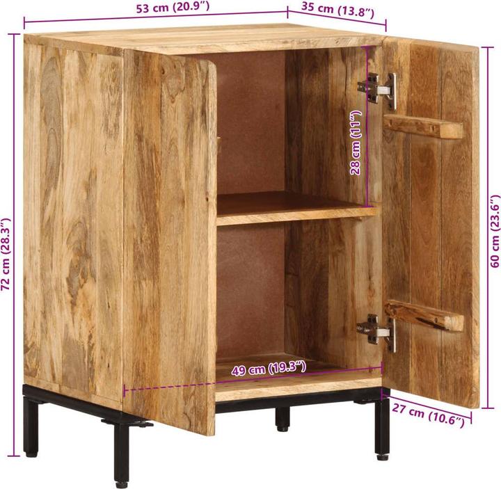 Image du produit VidaXL Buffet (35 x 35 x 72 cm)