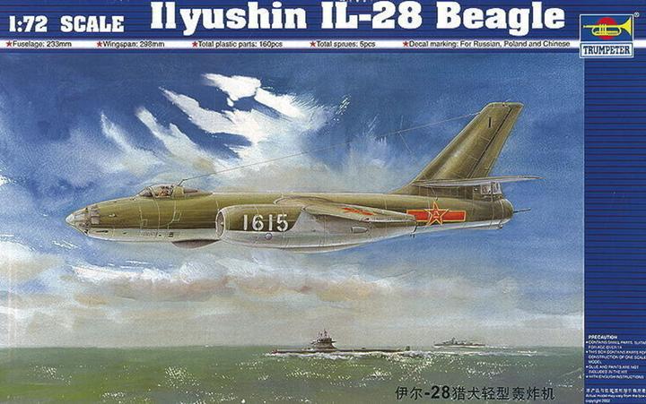 Actual product image Trumpeter Ilyushin IL-28 Beagle
