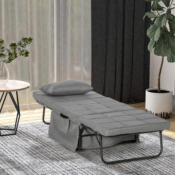 Immagine prodotto Homcom Letto pieghevole con materasso (188 x 73 cm)