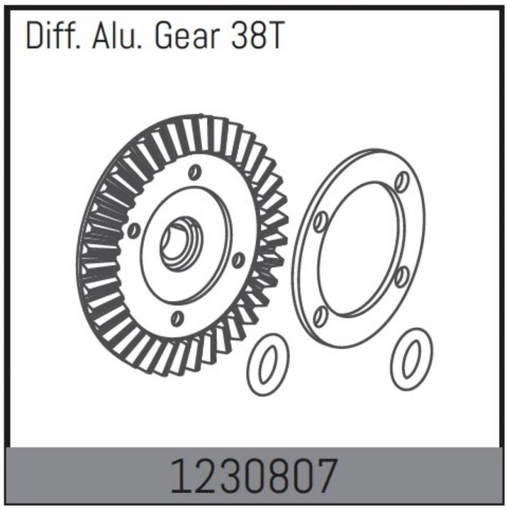 Absima Diff. Kronrad 38T +Dichtung BL-Version