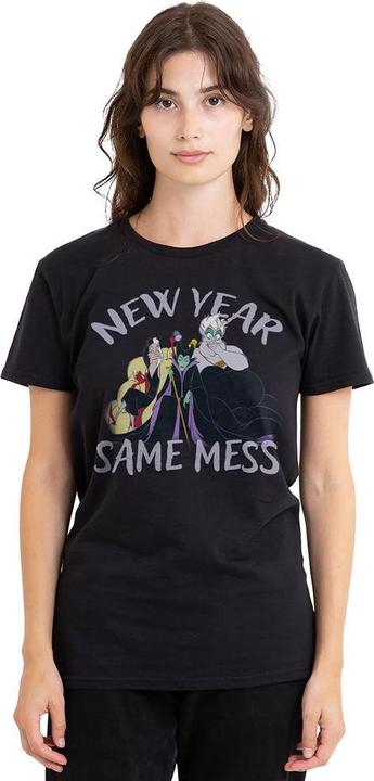 Actual product image Disney Villains Unisex Adult New Year, Same Mess T-Shirt (S)