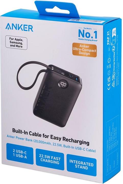Actual product image Anker 335 PowerCore (20000 mAh, 22.50 W, 74 Wh)
