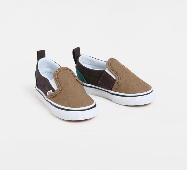 Vans Slip-On V COLOR BLOCK BROWN/MULTI (23.5)