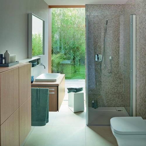 Image du produit Duravit Porte-serviettes KARREE 2 bras, mobile chromé