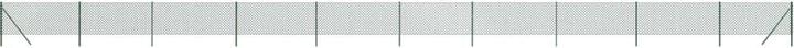 Image du produit VidaXL Maschendrahtzaun Grün 0,8x25 m, Farbe: Grün, Material