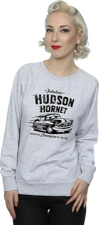 Actual product image Cars Womens/Ladies Hudson Hornet Heather Sweatshirt (XXL)