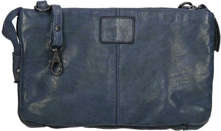 Bear Rock Bärende Design kleiner Crossbodybag / Umhängetasche Damen - Leder - Uma - Blau