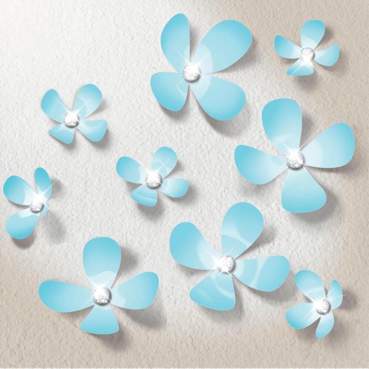 Actual product image Walplus flowers (85.5 x 85.5 cm)