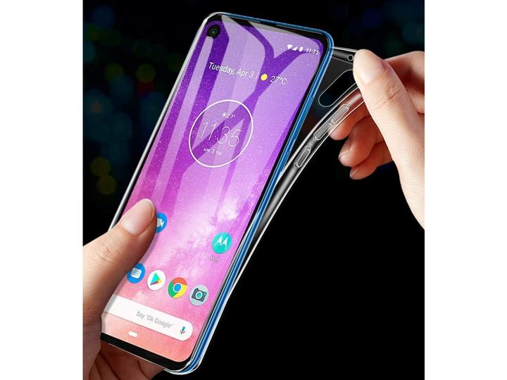 Produktbild Screenguard Motorola One Action Flexible TPU Clear Case (Motorola One Action)