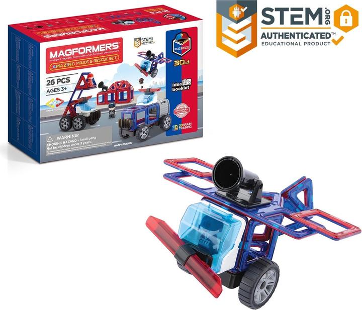 Magformers Amazing Police Rescue set, 16 pc