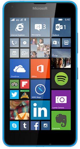 Microsoft Lumia 640 LTE (8 Go, Cyan, 5", SIM simple, 8 Mpx, 4G)