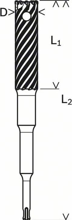 Actual product image Bosch Professional Zubehör PRO SDS plus Rebar Cutter drill bit, 32 x 120 x 300 mm (32 mm)
