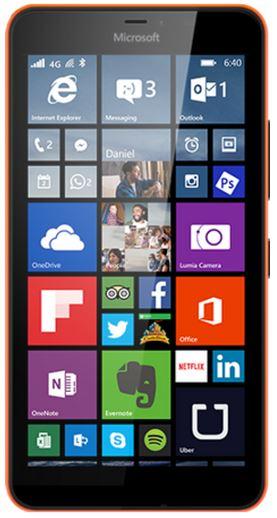 Microsoft Lumia 640 XL (8 GB, Orange, 5.70", Dual SIM, 13 Mpx, 3G)