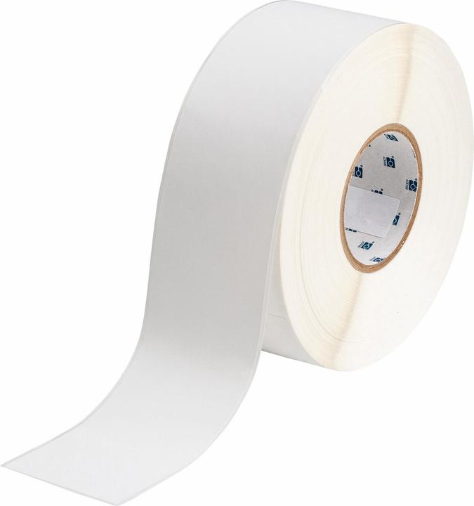 Actual product image Brady J40C-2250-7425J, polypropylene, white, matt, 57.15 mm x 30.48 m, permanent, continuous