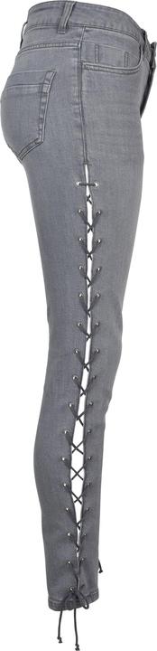 Image du produit Urban Classics Ladies Denim Lace Up Skinny Pants (28)