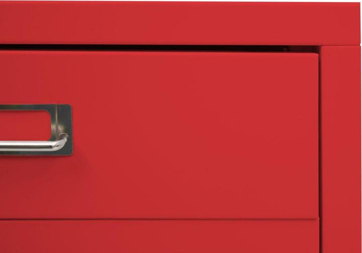 Actual product image Mendler Mobile pedestal HWC-L49, metal 75x40x41cm 6 drawers, red