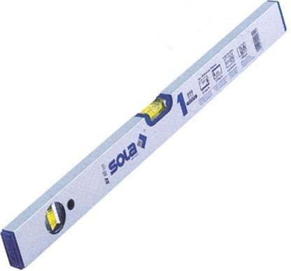 Produktbild Sola AV 100 Aluminium Rohrprofil Wasserwaage 100 cm zwei Libellen Rutsch Stopper horizontales und ve (100 cm)