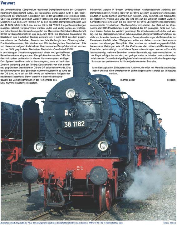 Image du produit Deutsche Dampfloks (Allemand, Thomas Estler, 2024)
