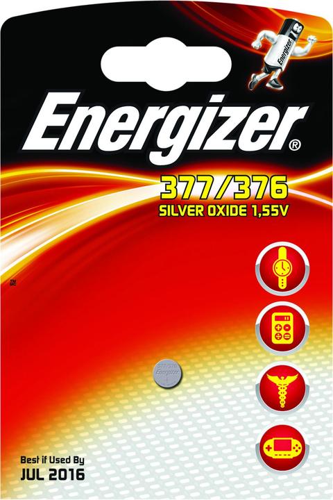 Image du produit Energizer Oxyde d'argent 377/376 (1 pcs, SR66, 24 mAh)