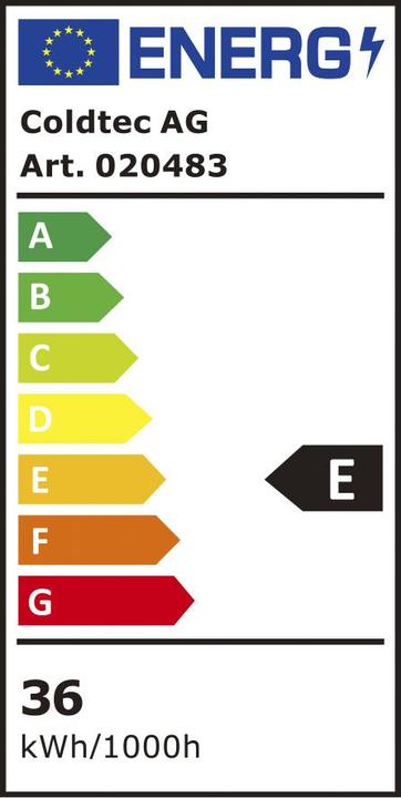 Energie-Label Forsberg 360° Flex LED (3600 lm)
