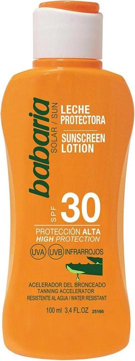 Babaria Aloe Vera Leche Protectora Spf30 Proteccion Alta 300ml (Sonnencreme Gesicht, SPF 30, 300 ml)