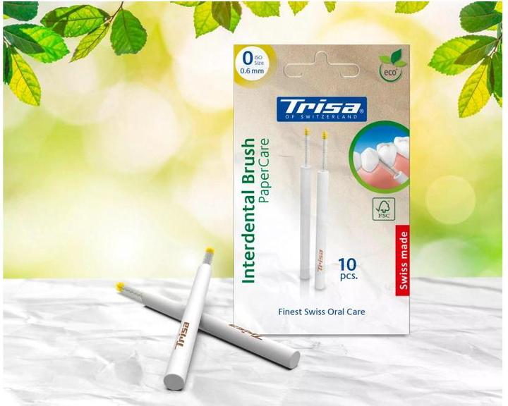 Actual product image Trisa Interdental Brus PaperCar ISO 0 10 (10 x, 0.60 mm)