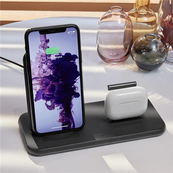 Produktbild Zens Aluminium Dual Wireless Charger + Dock (20 W)