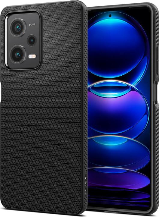Immagine prodotto Spigen Liquid Air - Custodia per Xiaomi Redmi Note 12 Pro 5G / POCO X5 Pro 5G (Czarny) (Xiaomi Poco X5 Pro, Xiaomi Redmi Note 12 Pro 5G)