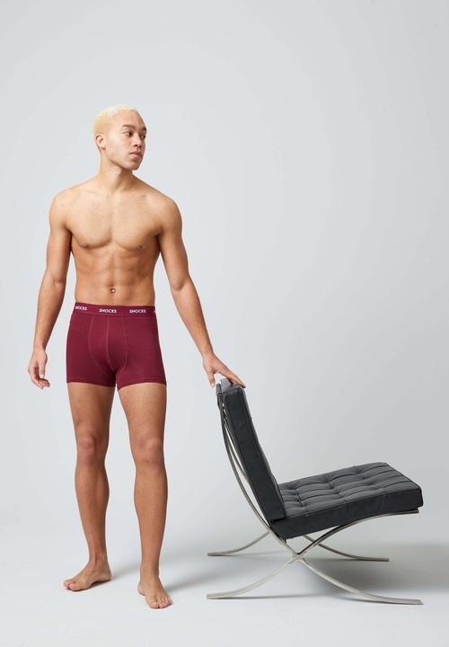 Produktbild Snocks Boxershorts mit Streifen (M, 6er Pack)