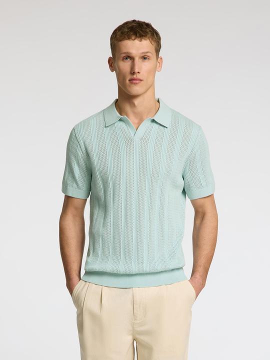 Produktbild Selected Homme 100% Baumwoll Polohemd aus Strick (L)