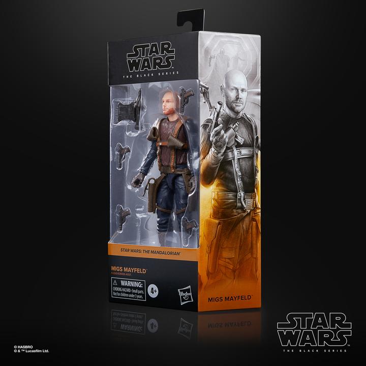 Actual product image Hasbro Star Wars The Black Series Migs Mayfeld