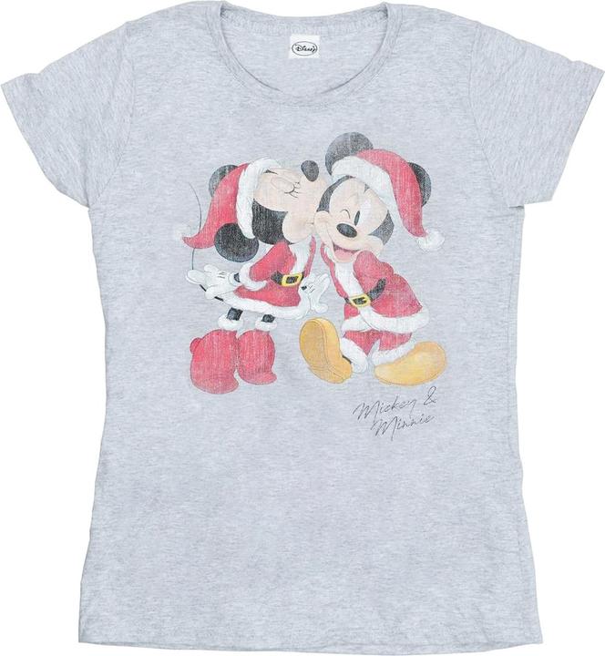 Immagine prodotto Disney Mickey And Minnie Christmas Kiss Maglietta Donna (S)