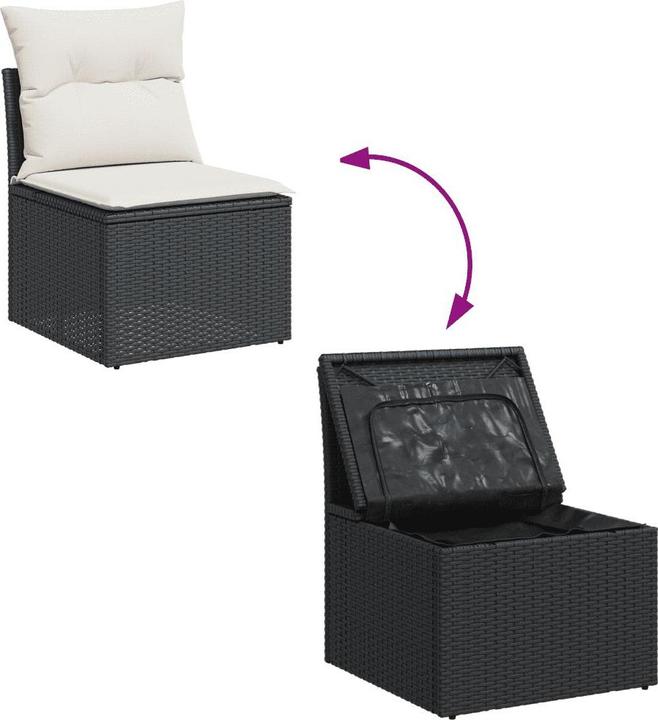 Actual product image VidaXL 10-piece garden lounge set with cushions