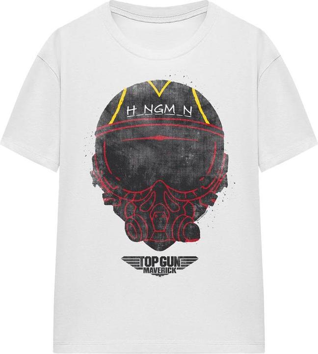Actual product image Top Gun Unisex Adult Hangman Helmet T-Shirt (XL)