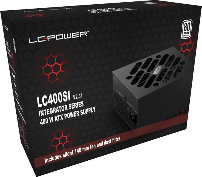 Actual product image LC-Power LC400SI V2.31 400W 80+ 14cm 230V retail (400 W)