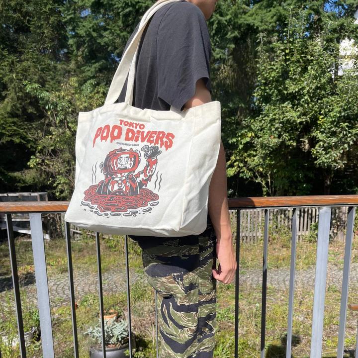 Immagine prodotto Heldbergs Games Tote Bag „Tokyo Poo Divers“ - Tragetasche
