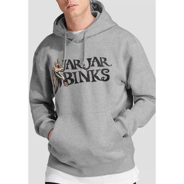 Immagine prodotto Star Wars Felpa con Cappuccio Jar Jar Binks Uomo (XXL)