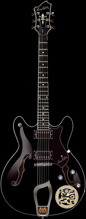 Image du produit Hagstrom Guitare électrique, Viking Ltd, Black - The Rod Logo (Guitare électrique, Bois d'érable)