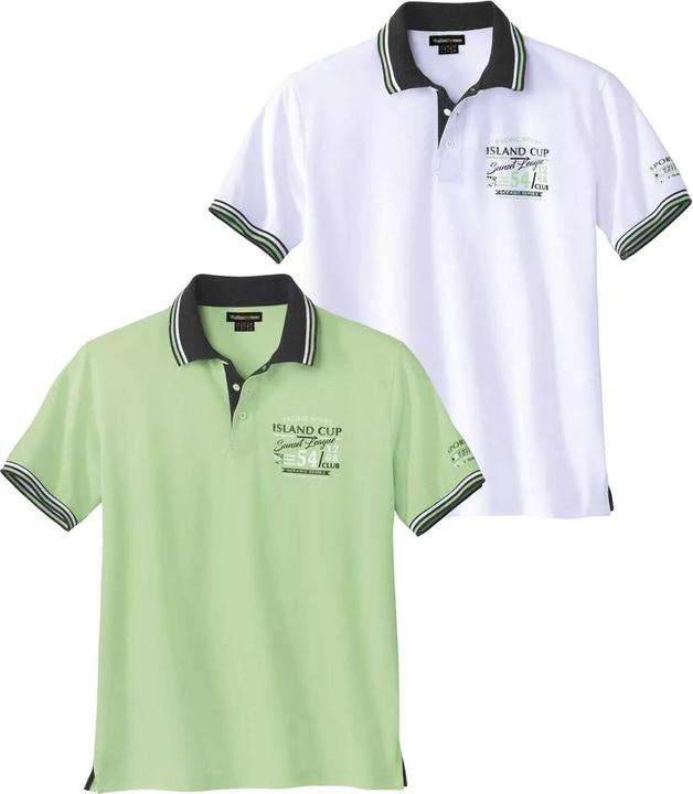Immagine prodotto Atlas For Men Maglietta Polo Uomo Misura Confezione 2 (L)
