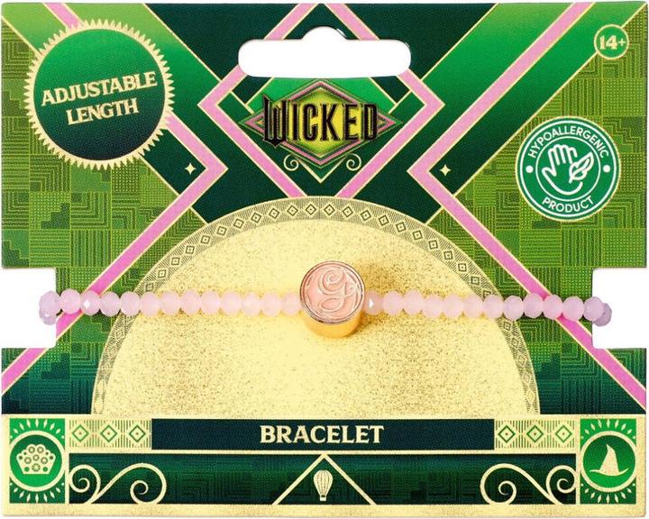 Produktbild Carat WICKED Glinda Rose Quartz Adjustable Friendship Bracelet Featuring G Initial - Pink