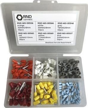 Actual product image RND Electronics Wire end ferrule assortment box copper 0.25... 1.5mm², 230 pieces