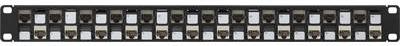 Actual product image Renkforce Keystone Panel 24-sockets 1U