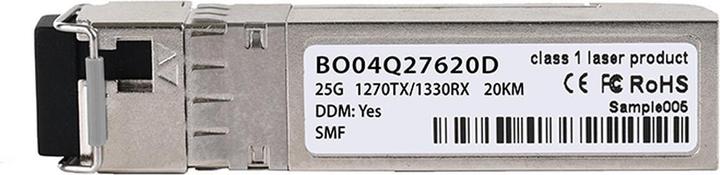 Actual product image BlueOptics Palo Alto Networks SFP28-25G-BX-U-20KM Compatible SFP28 BO04Q27620D